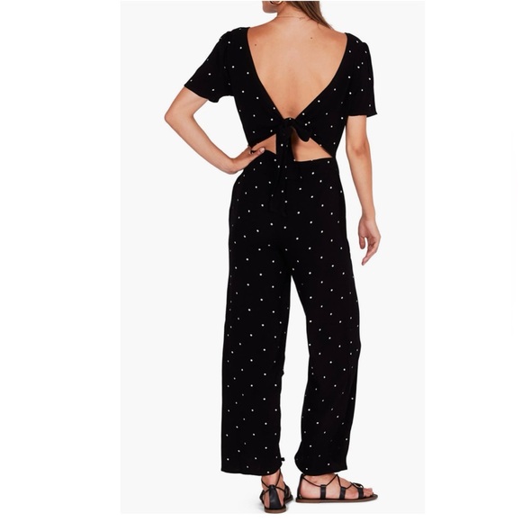Amuse Society -on the bridge side crop jumpsuits - size :XS - Picture 2 of 3